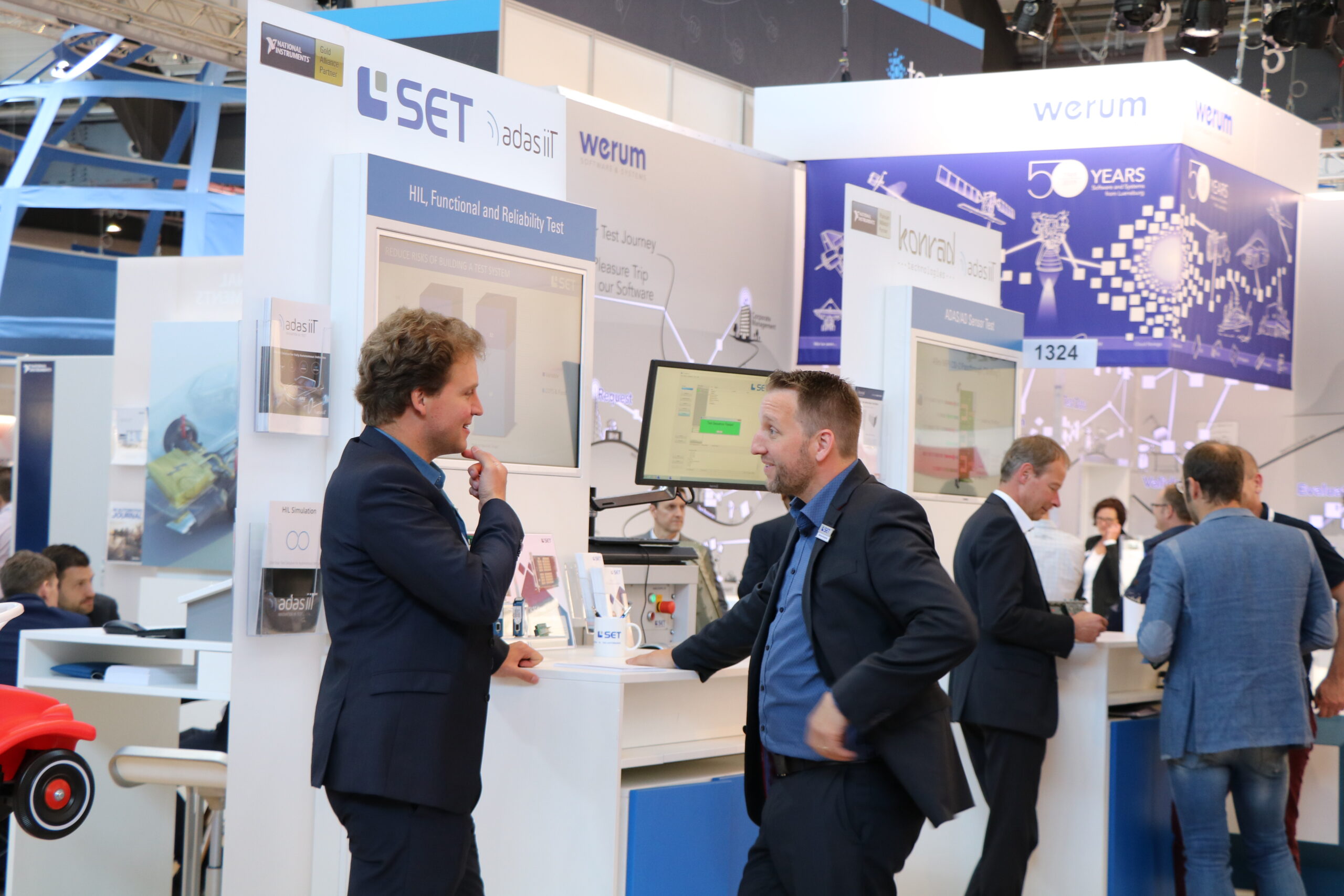 SET GmbH mit einem Stand auf der ATE, STuttgart