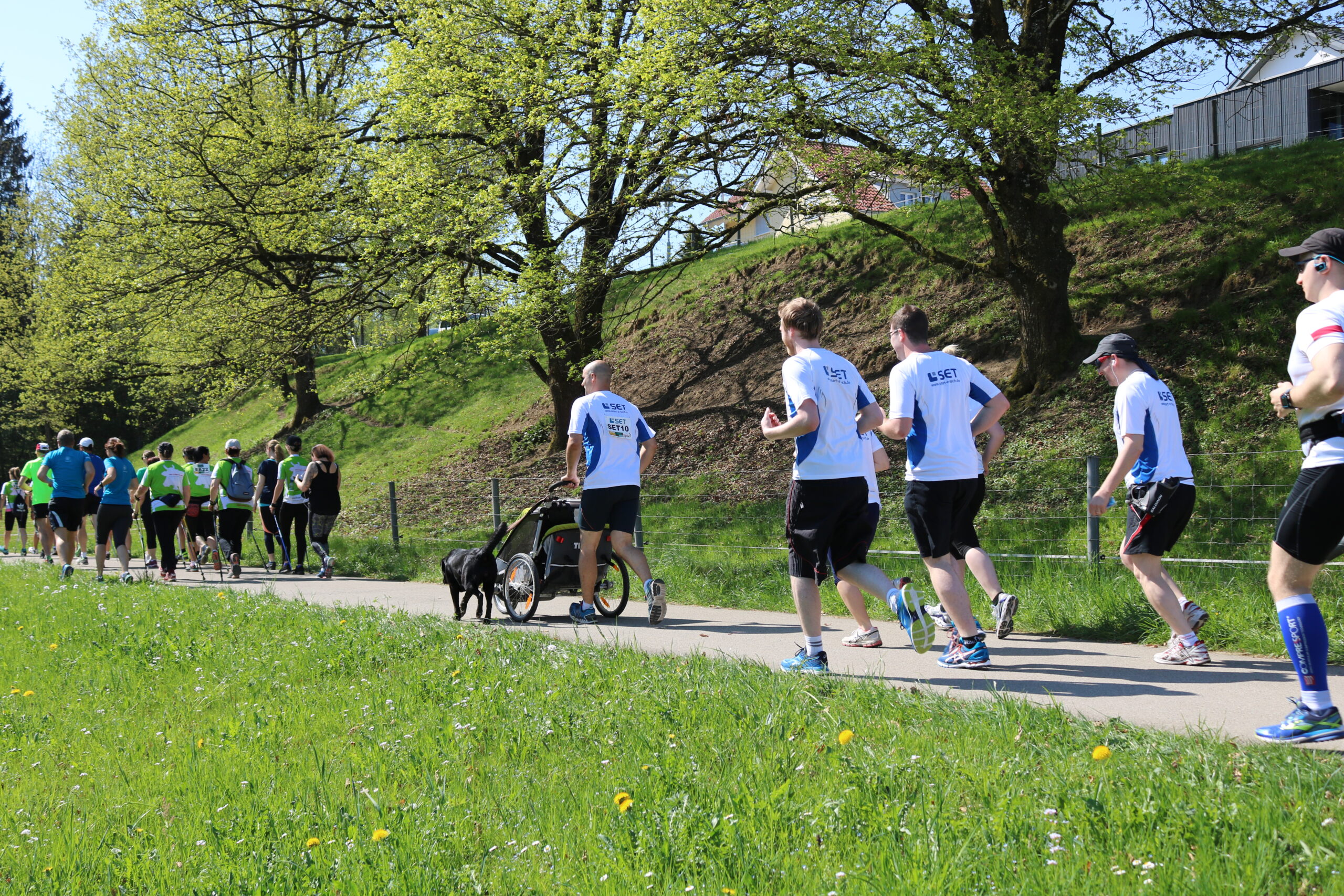 Das Team der SET beim Genusslauf 2018